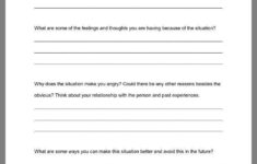 30 Anger Management Worksheet For Teenagers Education Template