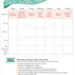A Self Care Planner To Get You Through The Week Infographic
