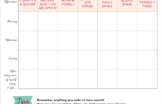 A Self Care Planner To Get You Through The Week Infographic Self