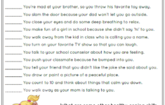 Anger Coping Skills Anger Management Children Healthy Coping