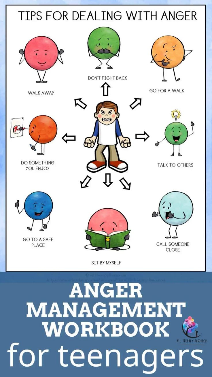 Anger Management Activities For Teenagers A Workbook For Behaviors 