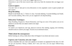 Anger Management For Kids Worksheet Mental Health Worksheets