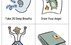 Anger Management Skill Cards Worksheet Therapist Aid Anger