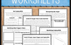 Anger Management Worksheets Counselor Chelsey Simple School