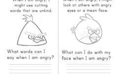 Anger Management Worksheets For Elementary Students Thekidsworksheet