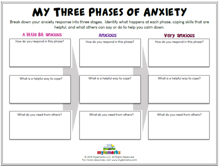 Anxiety Worksheets For Kids And Teens Anger Management Worksheets