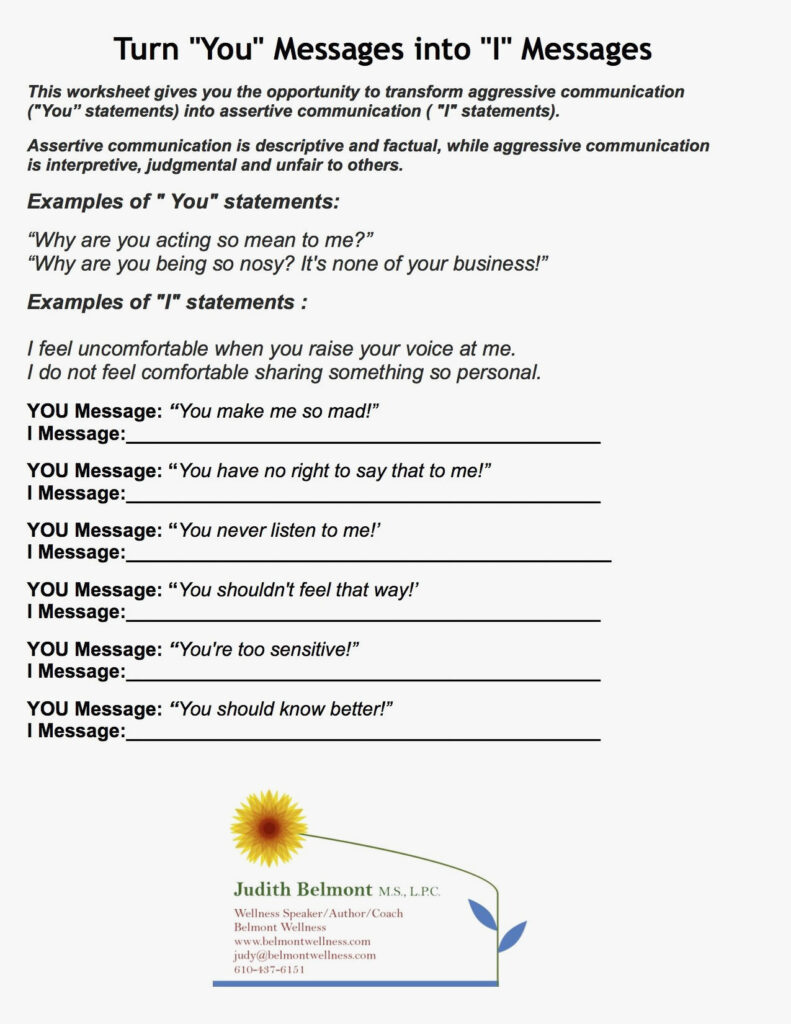 Between Sessions Mental Health Worksheets For Adults Cognitive | Anger ...