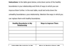 Boundaries Worksheets 7 OptimistMinds