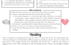 Breakup Worksheet Therapy Worksheets Breakup Therapy Counseling