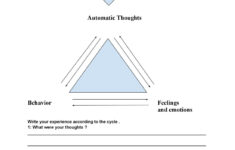 CBT Triangle Worksheet Pdf Mental Health Worksheets