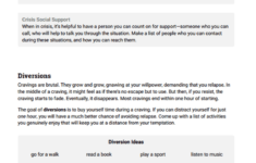 Coping Skills Addictions Worksheet Therapist Aid