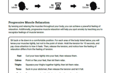 Coping Skills Anxiety Worksheet Therapist Aid