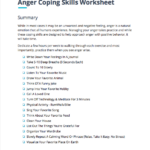 Coping Skills Worksheets Techniques For Anger Management TheraNest