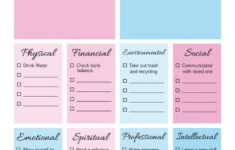 Daily Self Care Checklist Self Care Made Easy Learning To Be Free