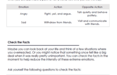 DBT Emotion Regulation Skills Worksheet Therapist Aid Dbt Therapy