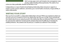 Examining Codependent Relationships Worksheet 1 COD Journey To