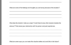 Express Your Anger Anger Management Worksheets Anger Worksheets