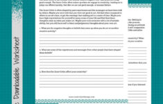 Facing The Inner Critic Through Art Inner Critic Therapy Worksheets