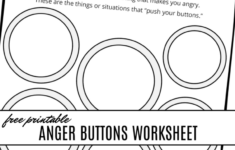Free Printable Anger Buttons Worksheet And Next Comes L Hyperlexia