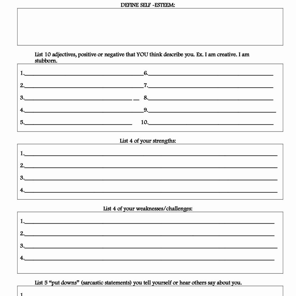 Healthy boundaries worksheet should add quotlist 2 positive printable 