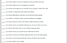 Healthy Relationship Worksheets For Kids And Teens