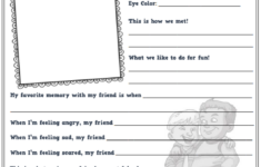 Healthy Relationship Worksheets For Kids And Teens