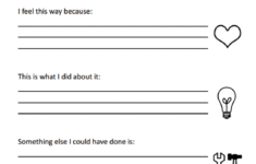 How I Feel Worksheet Therapist Aid