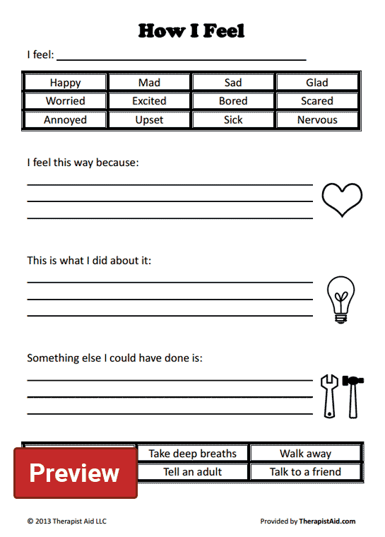 Therapist Aid Worksheets CBTRemove