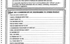 Image Result For Healthy Boundaries Worksheet Healthy Boundaries