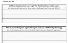 Introduction To Anger Management Worksheet All In Your Mind Anger