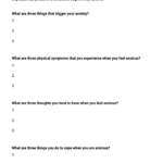 Introduction To Anxiety Worksheet Therapist Aid