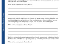 Making The Right Choices Worksheets Google Search Life Skills