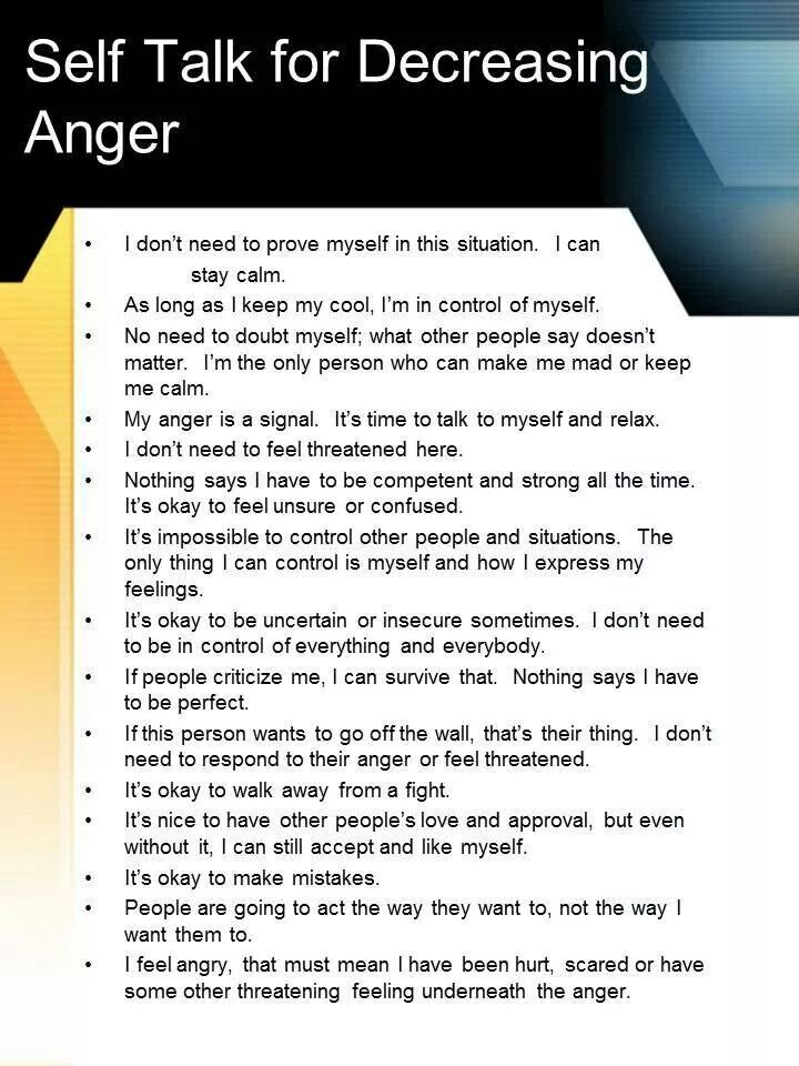 Managing Anger Anger Emotional Health Anger Management
