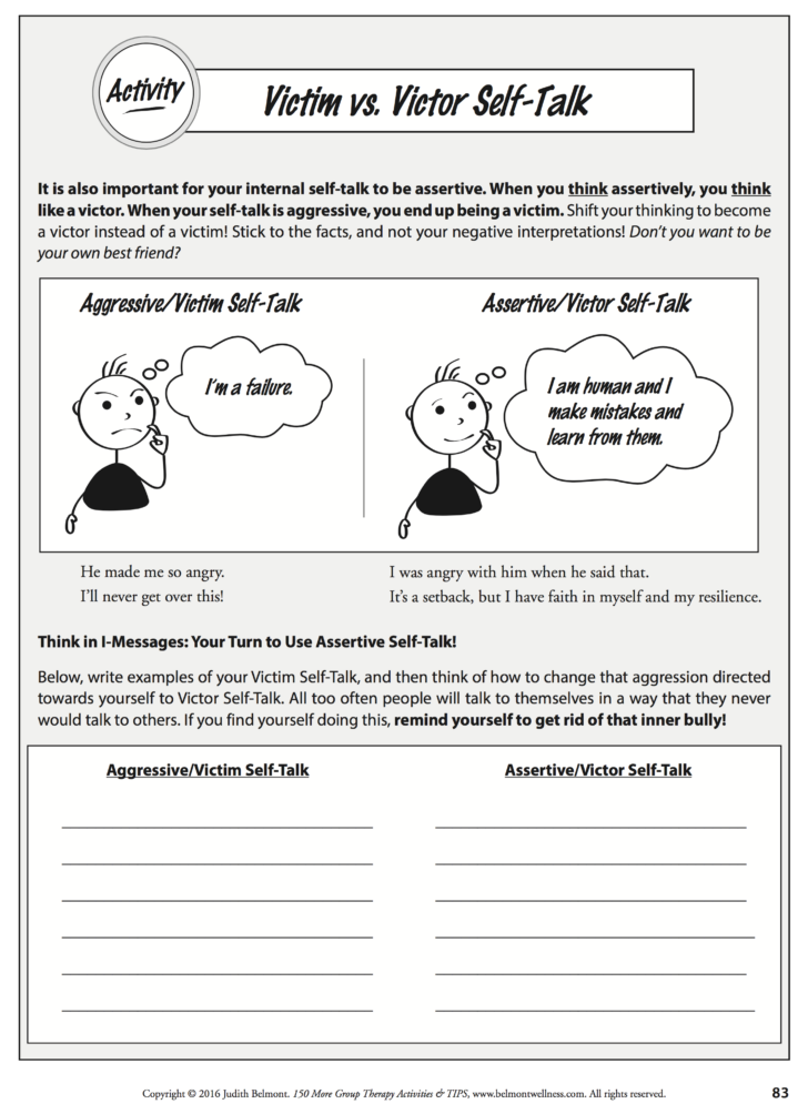 Small Group Activities For Mental Health Anger Management Worksheets