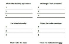 Pin By Katie Grosso On Healthy Katie Self Esteem Worksheets Self