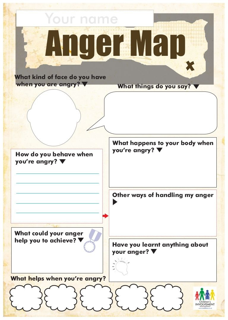 Pin By Katie Hessefort On Work Anger Map Therapy Worksheets Social 