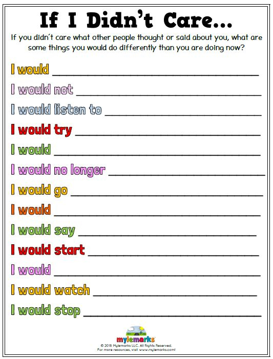 Therapy Worksheets For Kids