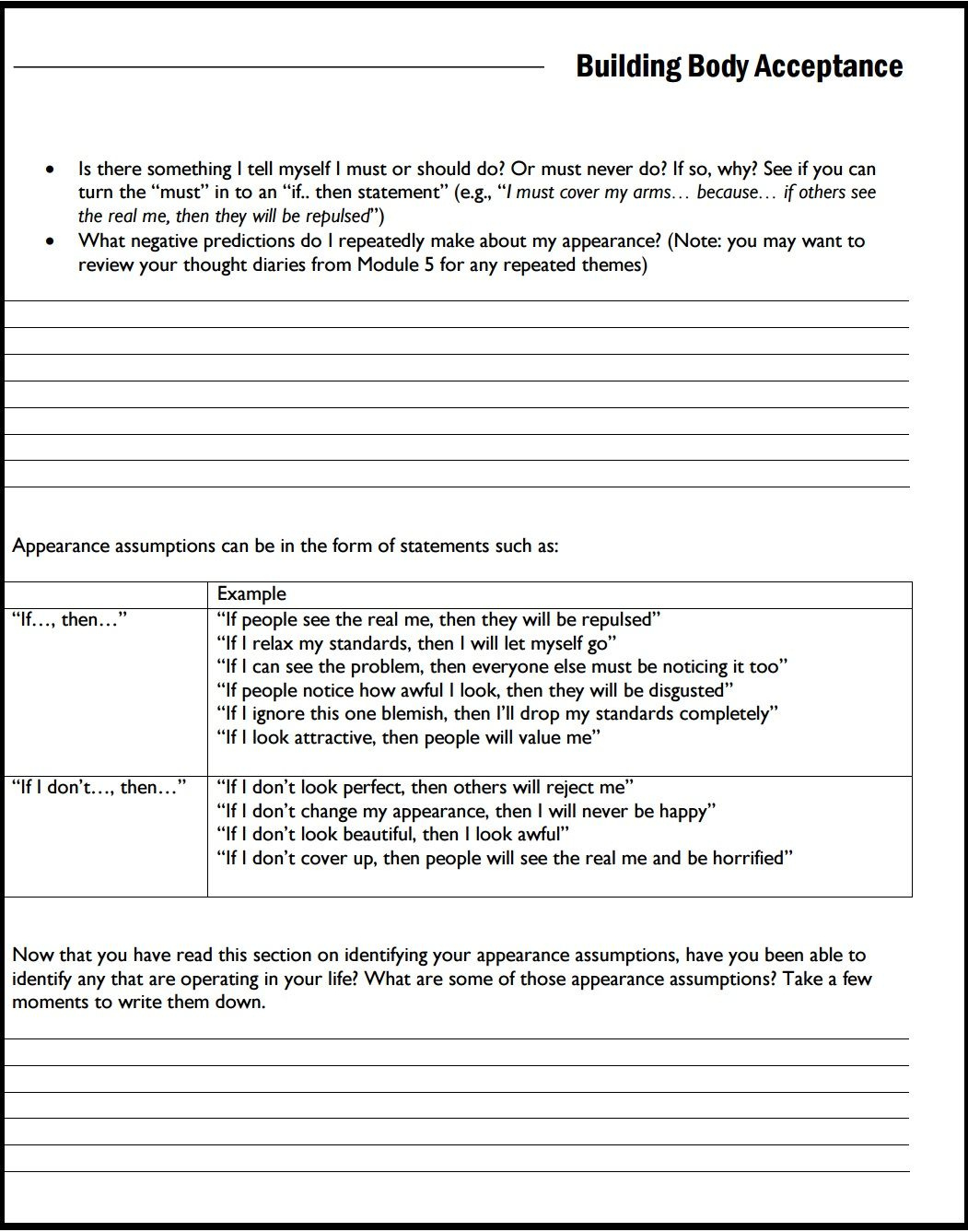 Printable Mental Health Worksheets For Adults Printable Worksheets