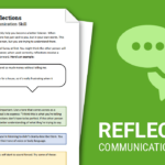 Reflections Communication Skill Worksheet Therapist Aid