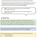 Reflections Communication Skill Worksheet Therapist Aid Family