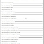 Sentence Completion Worksheets For Adults Self Esteem Activity
