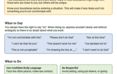 Setting Boundaries Info And Practice Worksheet Therapist Aid