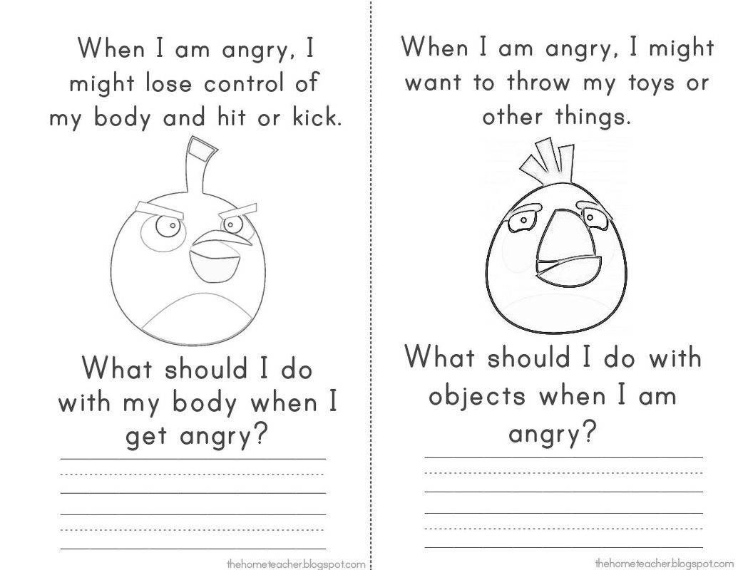 SG Anger Management Anger Management Worksheets Feelings Worksheet 
