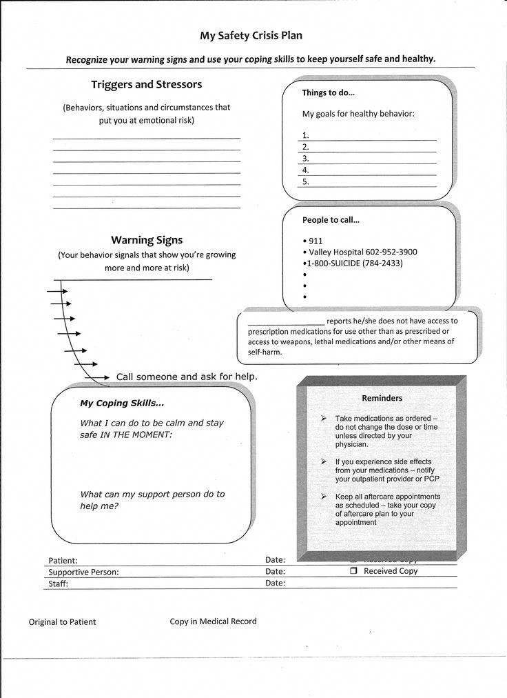 Shame And Guilt Worksheets