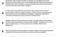 Strength Discussion Questions Therapist Aid Therapist Aid