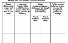 SUBSTANCE ABUSE THERAPY WORKSHEETS VERSION 2 Mental Health Worksheets