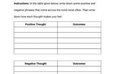 Therapy Worksheets For Kids 7 OptimistMinds