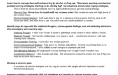 Treating Codependency Worksheet Printable Worksheets And Activities