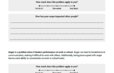 When Is Anger A Problem Worksheet Therapist Aid Anger Coping
