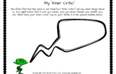 Worksheet My Inner Critic G pdf Google Drive Therapy Worksheets